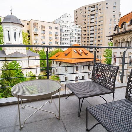 Ferienwohnung Charming Monro Old Town Flat Bukarest Exterior foto